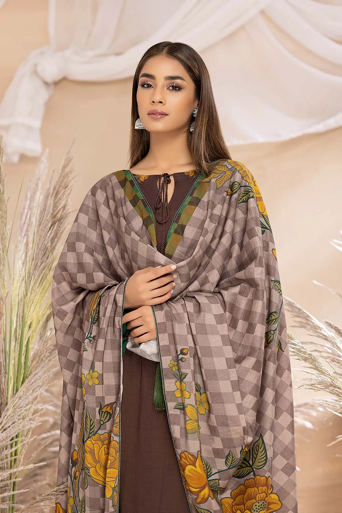 3-Pc Charizma Unstitched Pashmina Shawl Suits CPW22-45