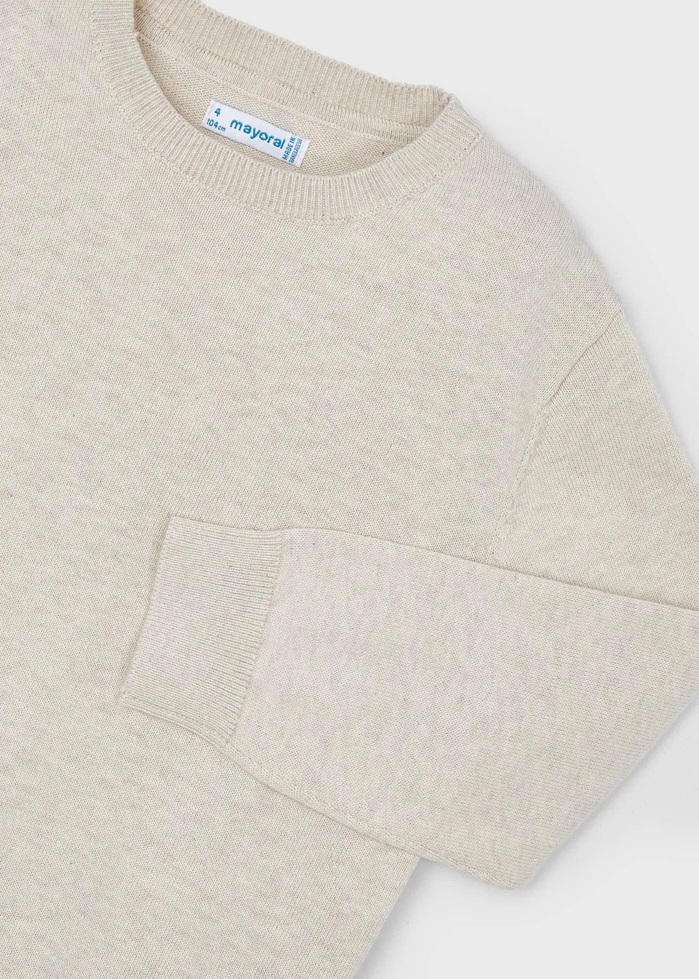 311 - Basic crew neck jumper for boy - Raffia