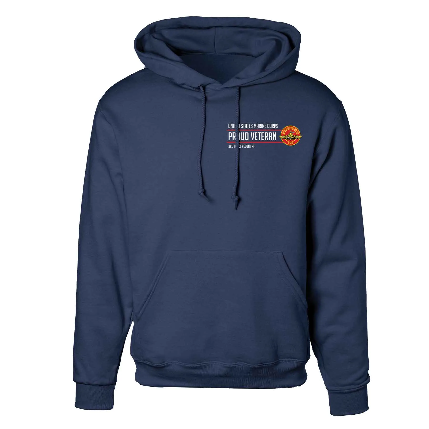 3rd Force Recon FMF Proud Veteran Hoodie