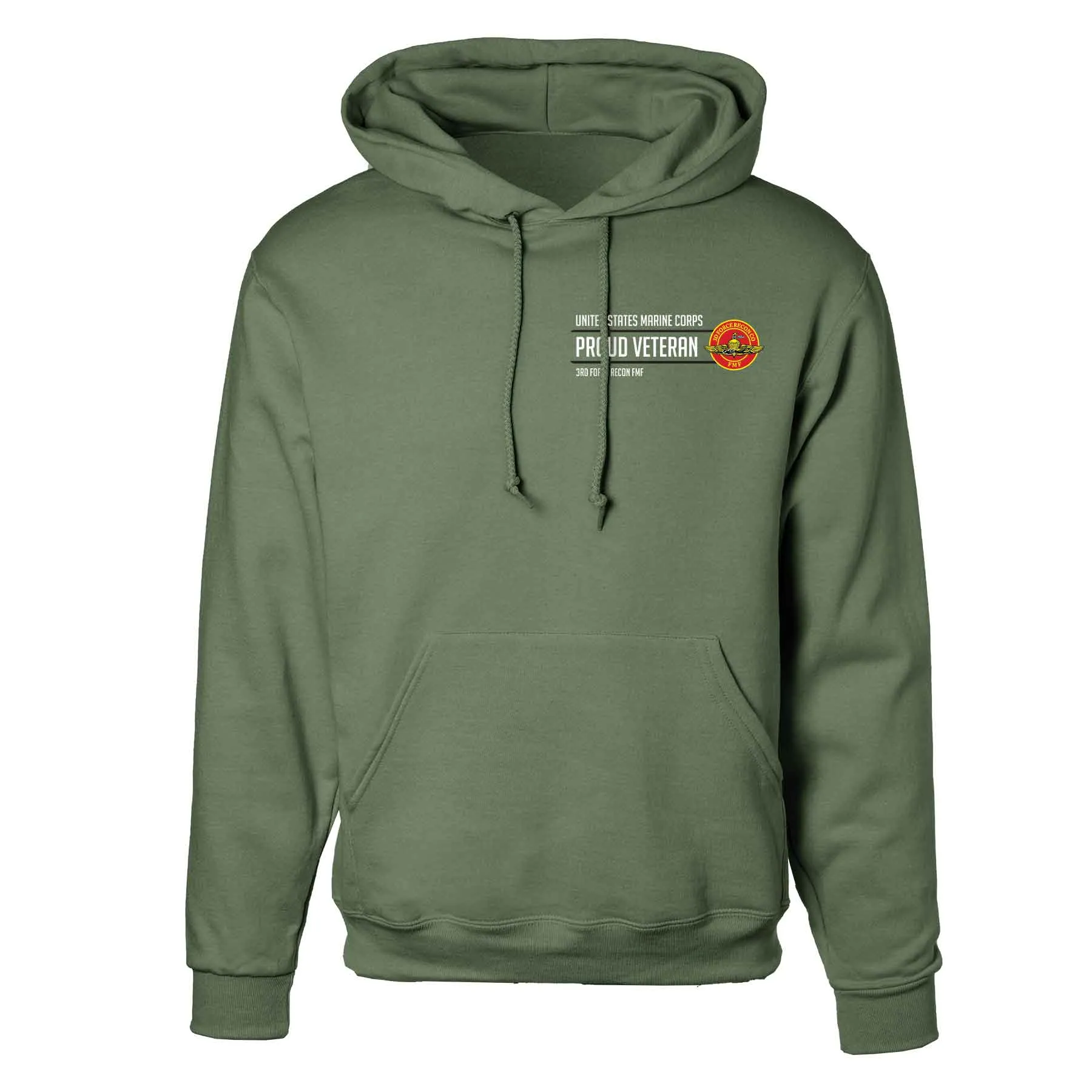 3rd Force Recon FMF Proud Veteran Hoodie