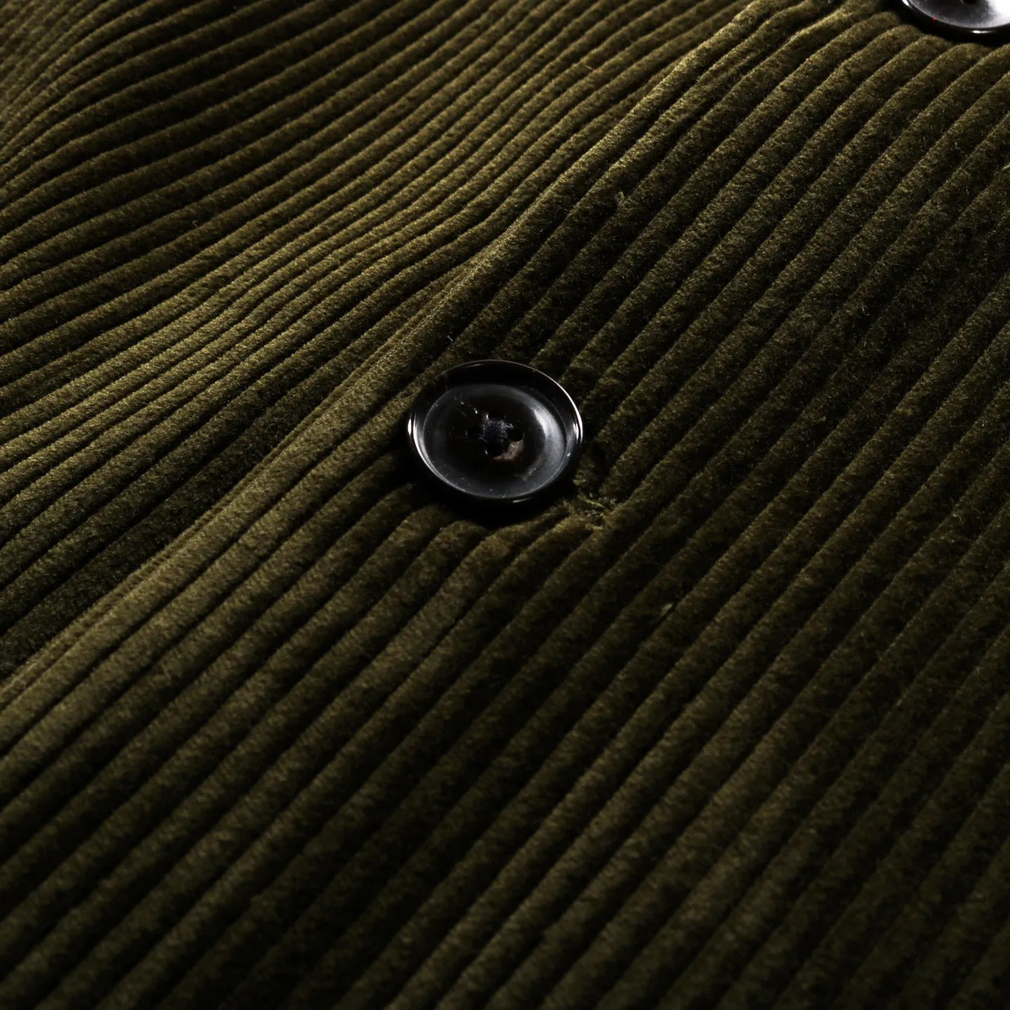 A KIND OF GUISE RELAXED NOTCH BLAZER OLIVE CORDUROY