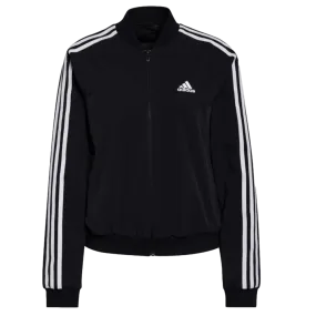 Adidas Essentials 3 Stripe Woven Womens Track Jacket