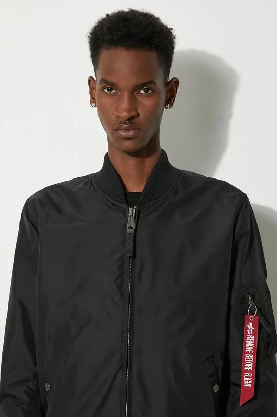 Alpha Industries bomber jacket MA-1 TT men’s black color 191103.03