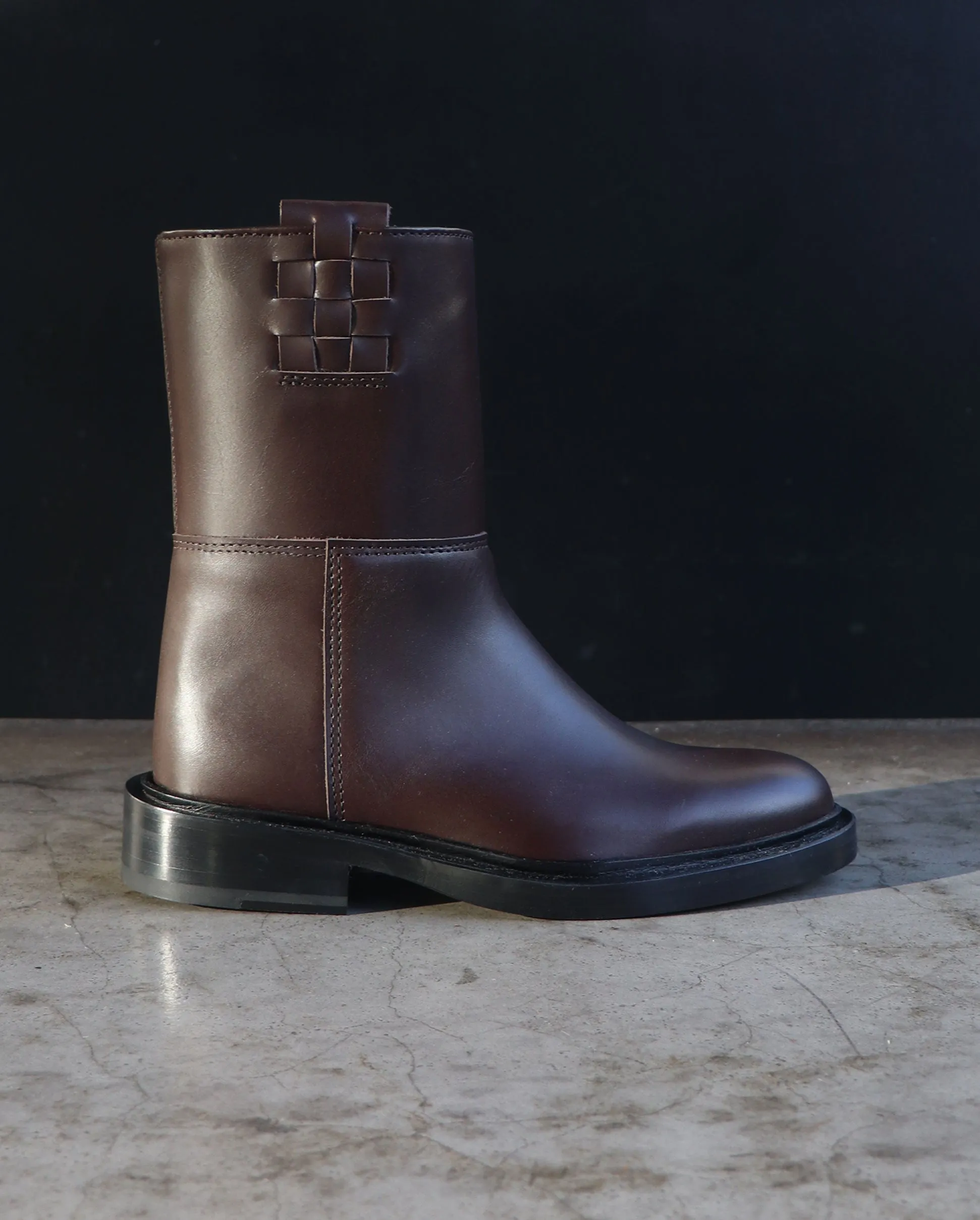 ANELLA LOW BOOT / DARK BROWN