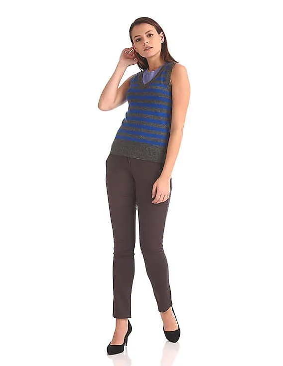 Arrow Woman Stripe Sweater Vest