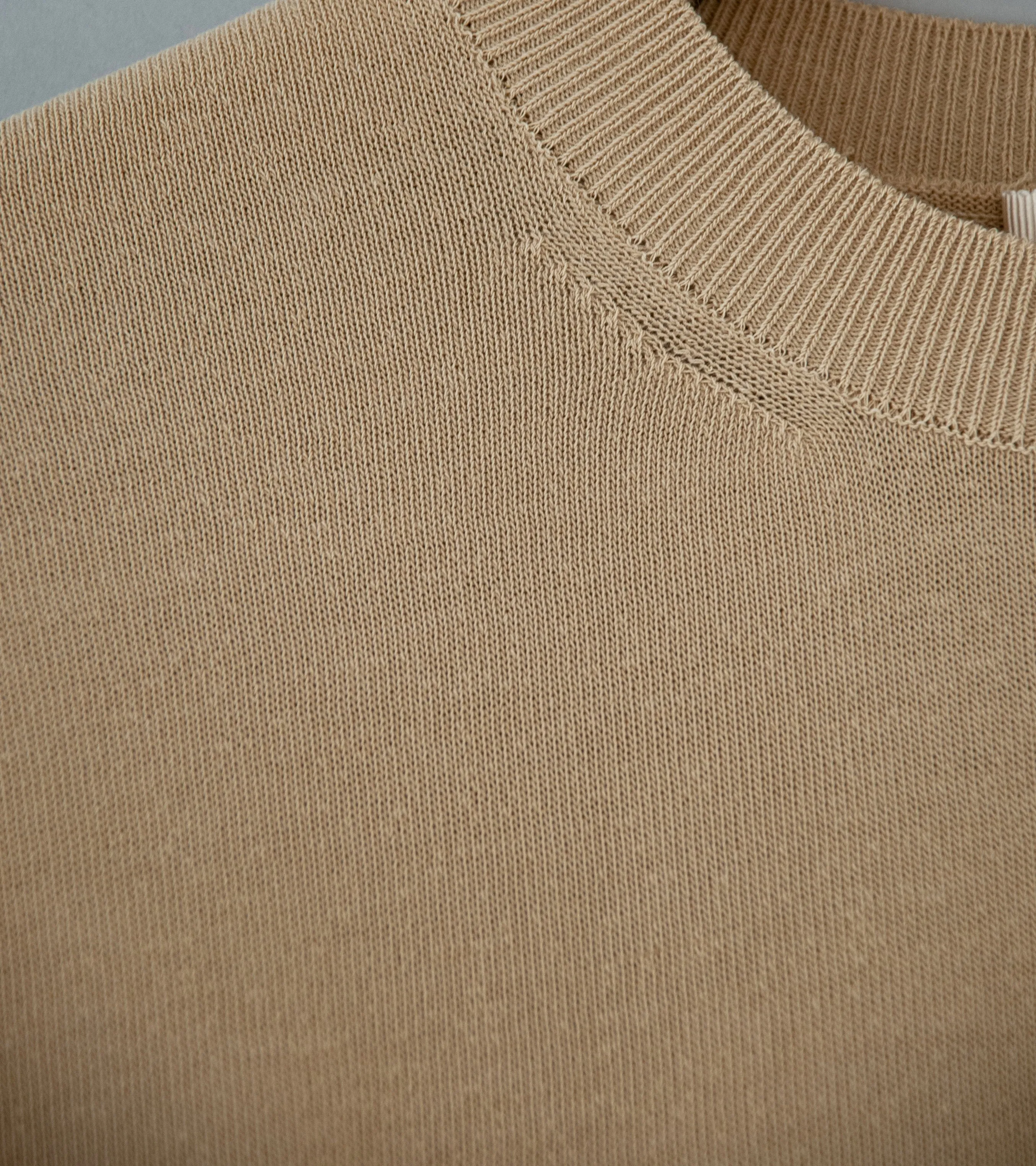 Auralee 'Super Hard Twist Wool Knit P/O' (Light Beige)