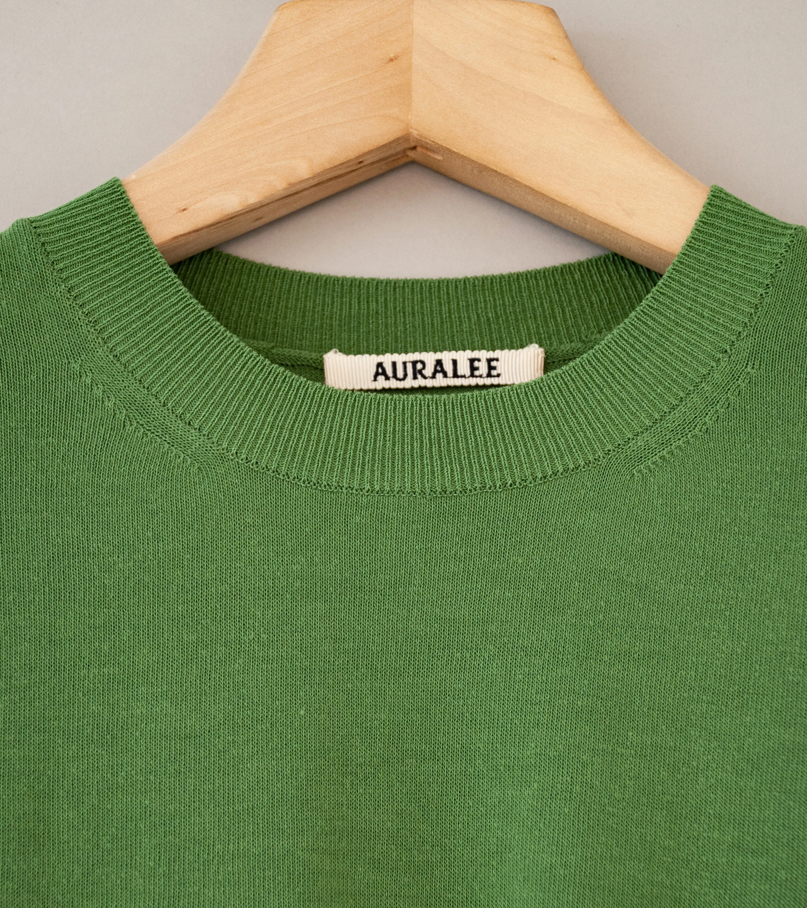 Auralee 'Super Hard Twist Wool Knit P/O' (Sage Green)