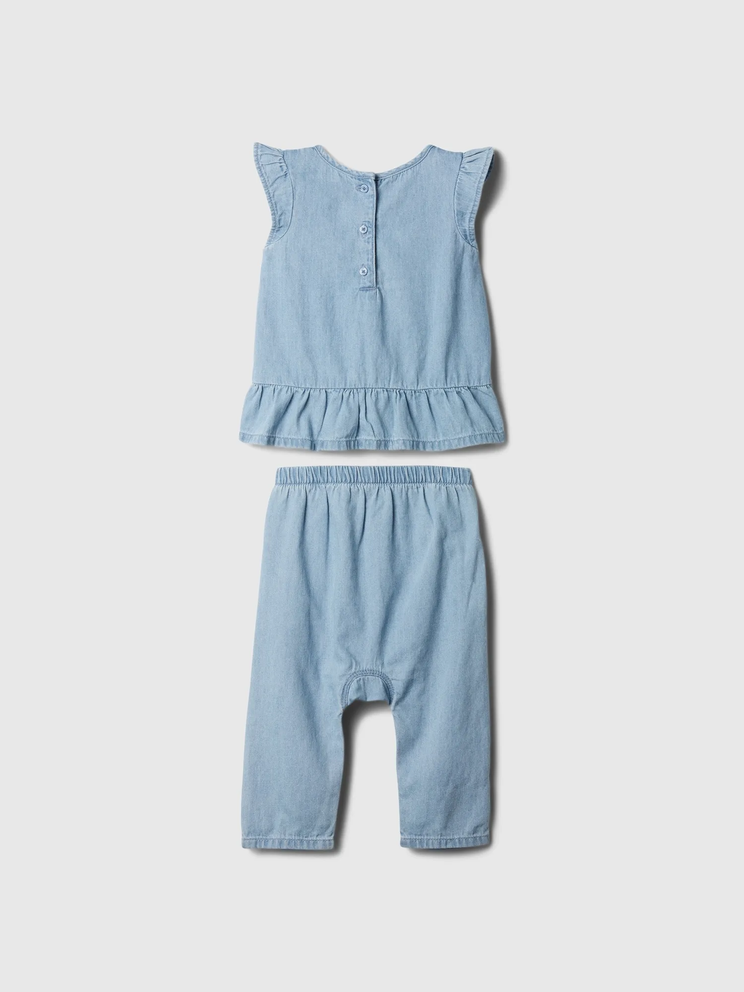 Baby Denim Two-Piece Outfit Set