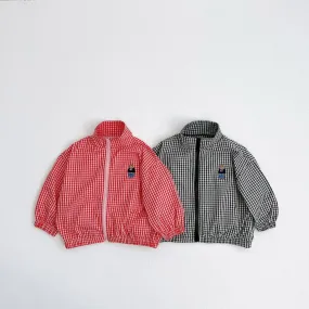 Baby Kid Girls Boys Checked Jackets Outwears Wholesale 23113050