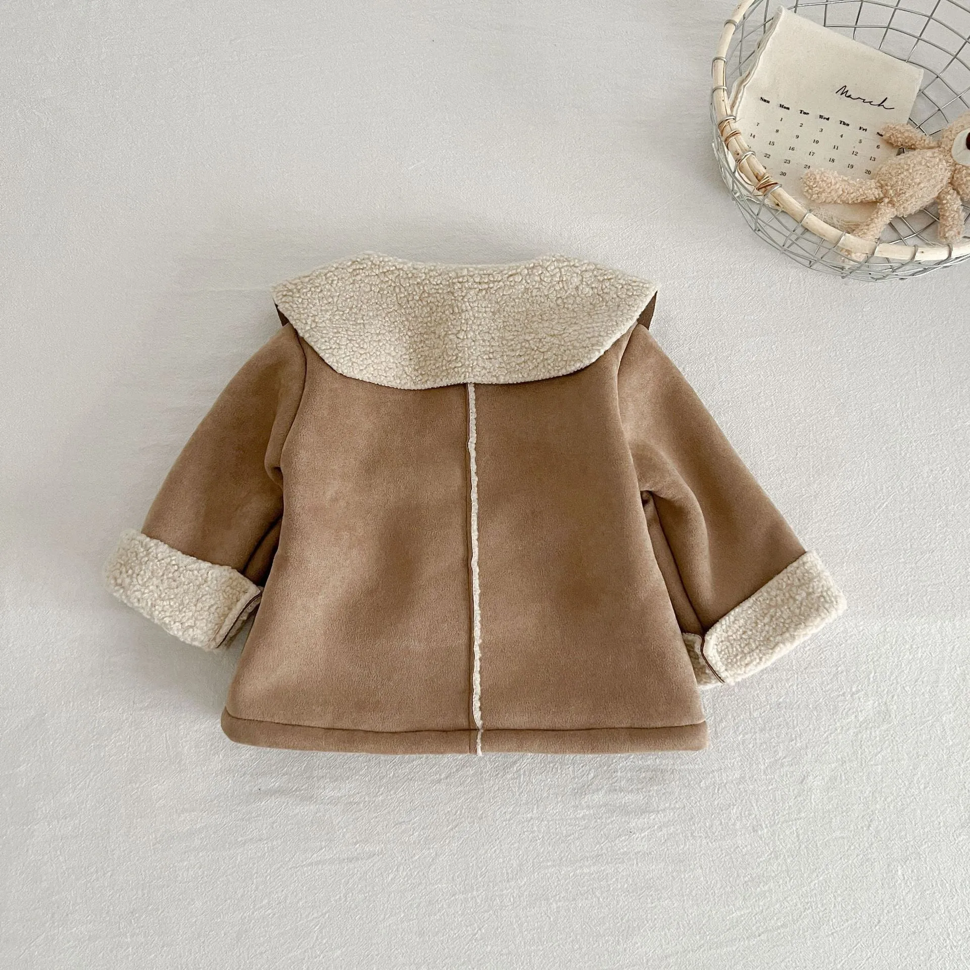 Baby Kid Girls Solid Color Jackets Outwears Wholesale 231130109