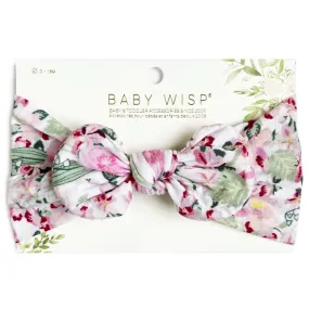 Baby Wisp Headband Nylon Bow 0M+ Begonia