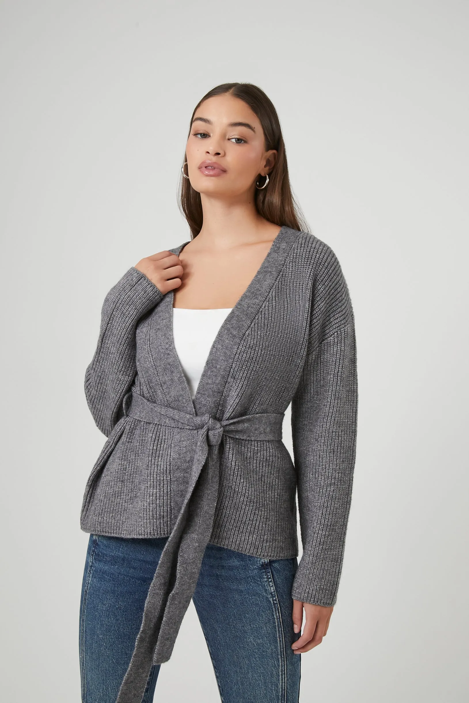 Belted Wrap Cardigan