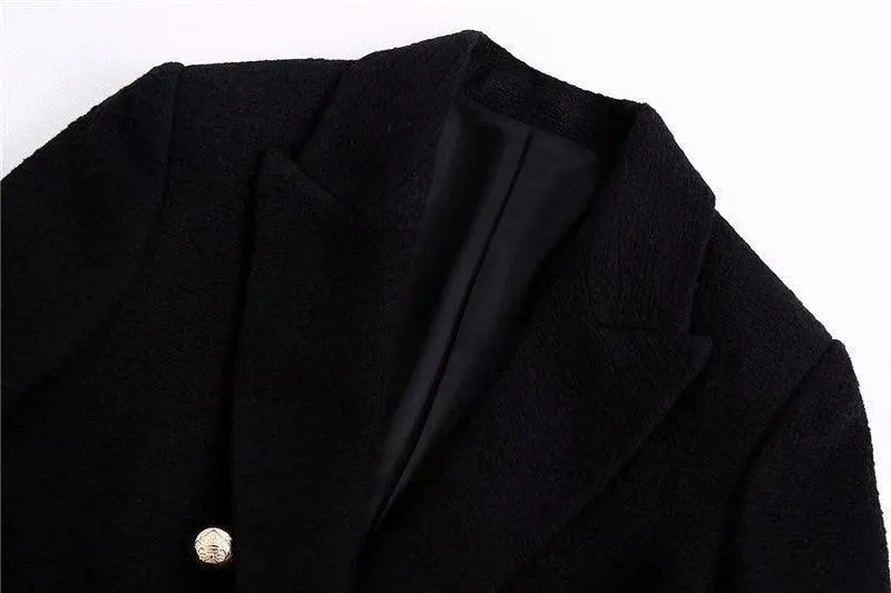 Black Blazer Women - Formal-Business - Plain-Solid