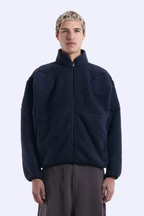 BLOOMING GESTURES ZIP UP RECYCLED SHEARLING JACKET