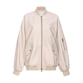 BOMBER MONTEROSI Donna Beige Farina Avena