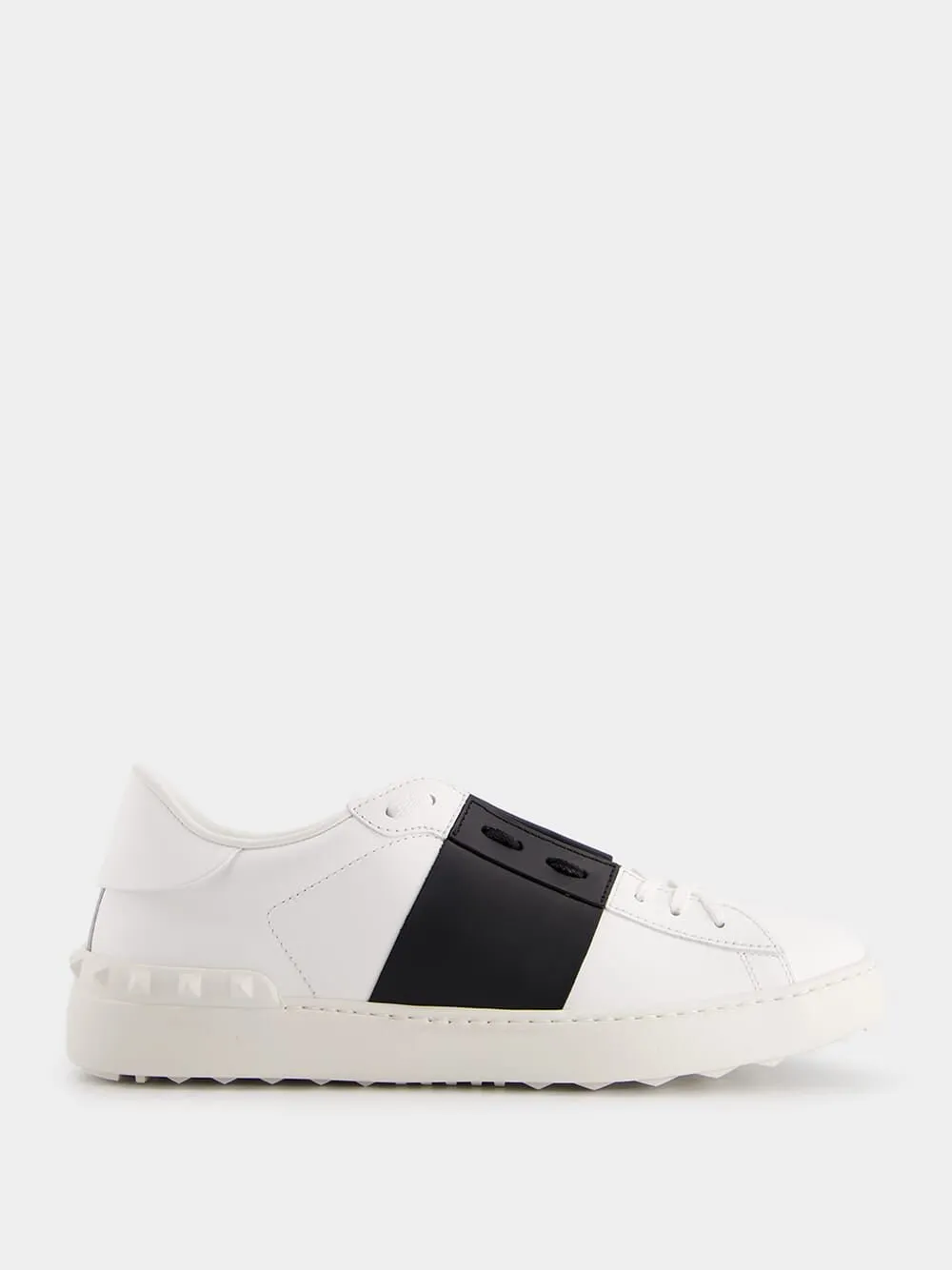 Calfskin Open Black Sneakers