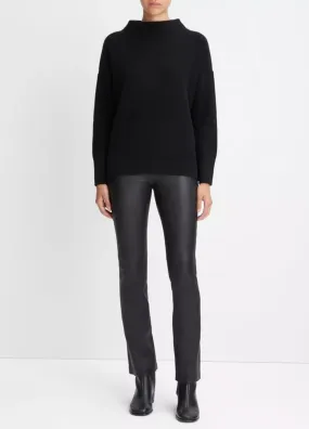 Cashmere Funnel Neck Sweater - Black