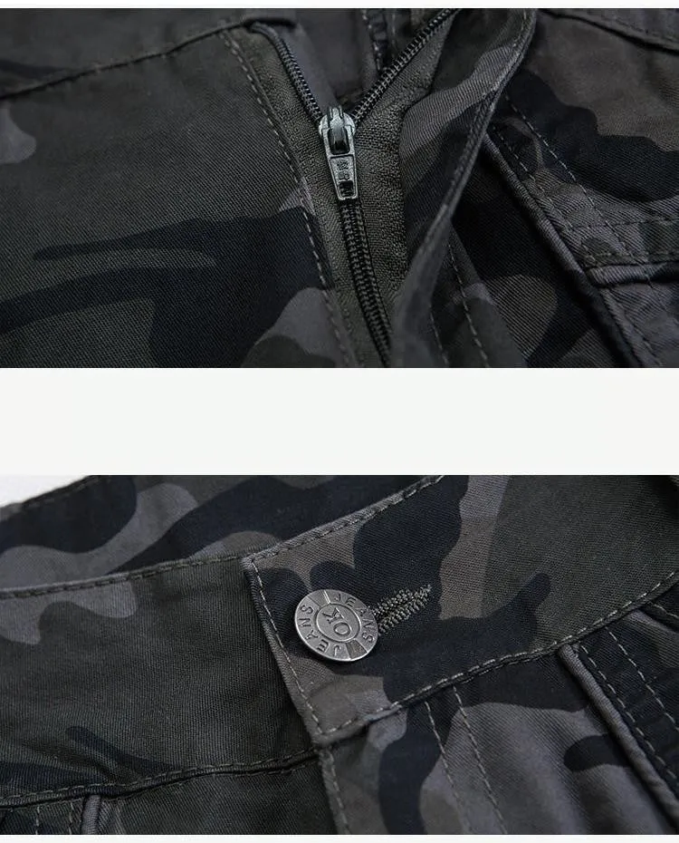 Casual Fashion Women's Camouflage Full Length Jogger Cargo Pants Trousers