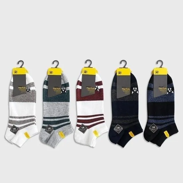 Casual Summer Fashion Bamboo Fiber Cotton Breathable Socks for Men