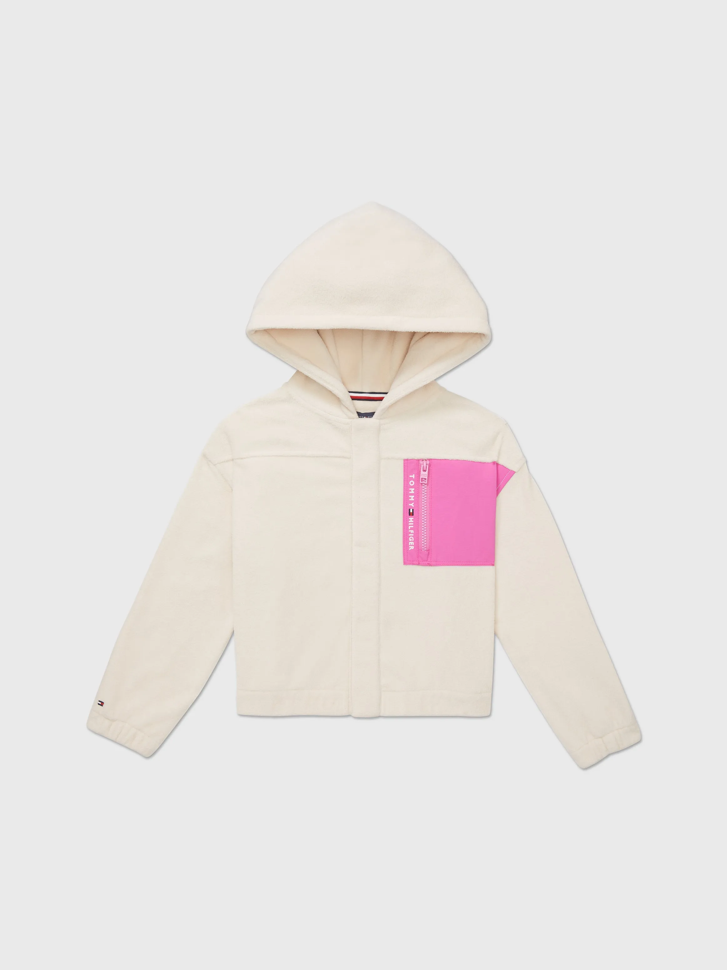 Colourblock Hoodie (Girls) - Western Khaki