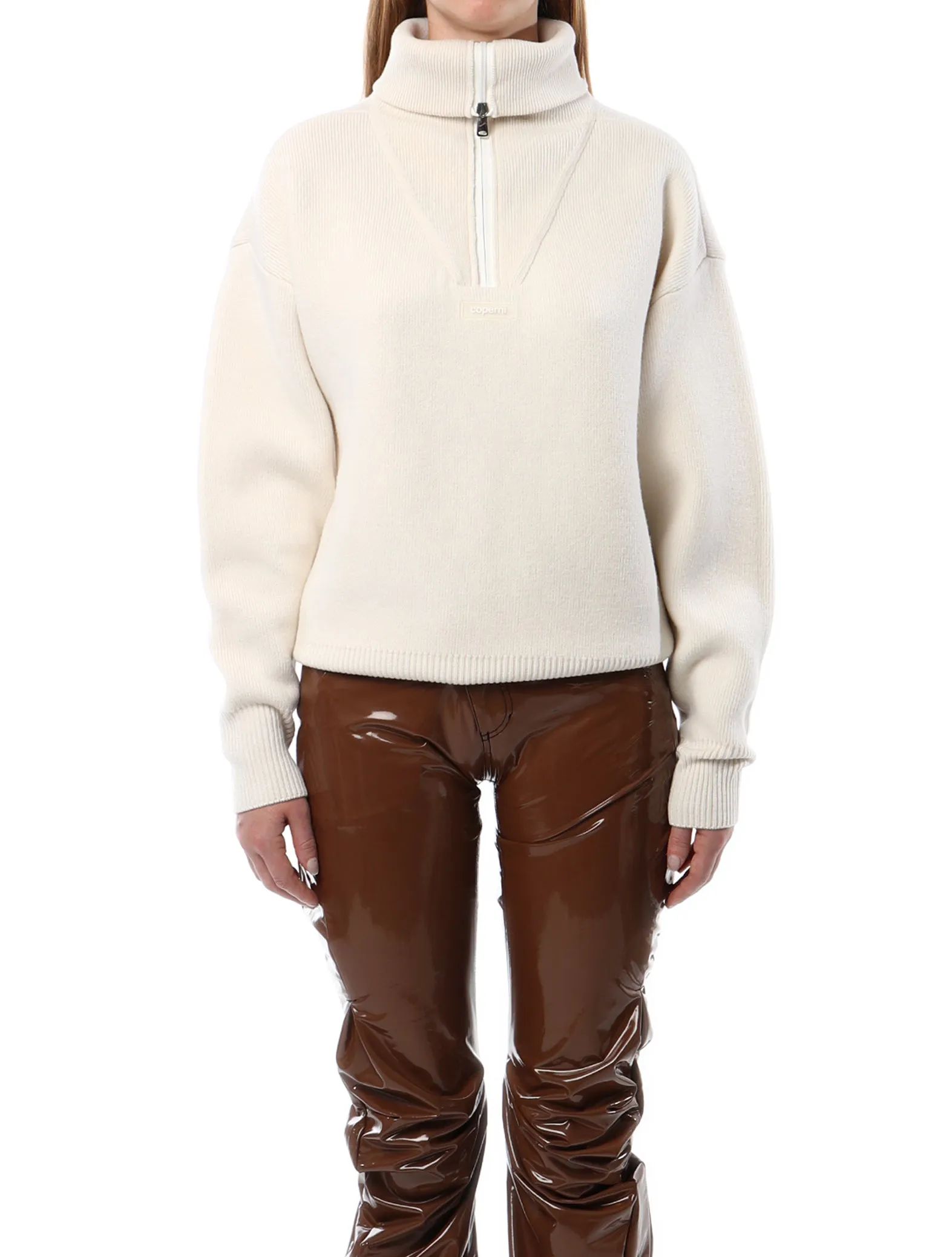 Coperni Half Zip Boxy Sweater