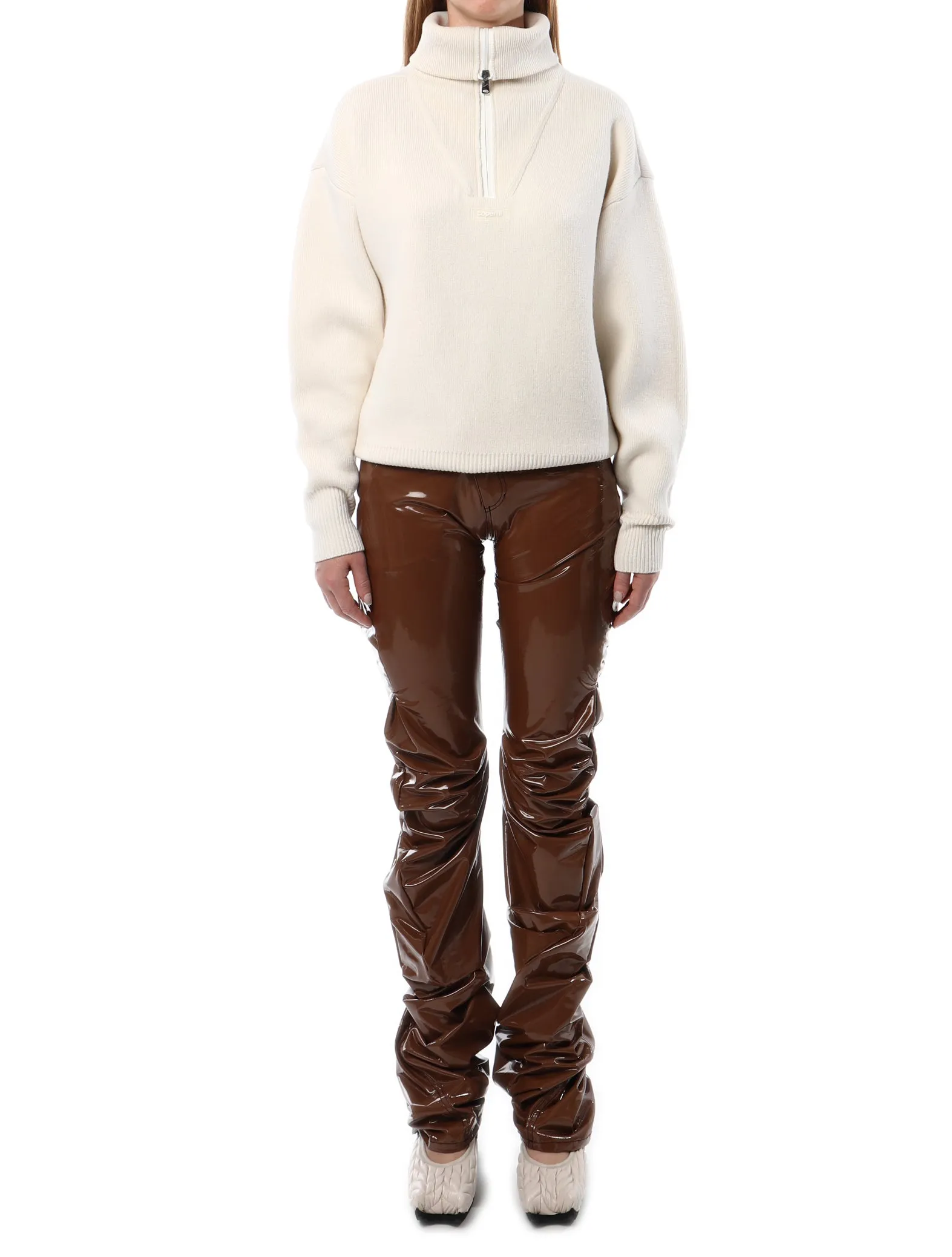 Coperni Half Zip Boxy Sweater