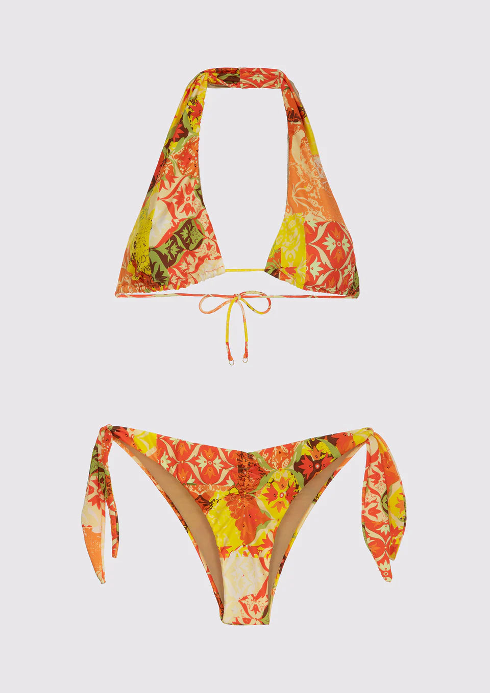 Costume bikini triangolo a vela e slip alto