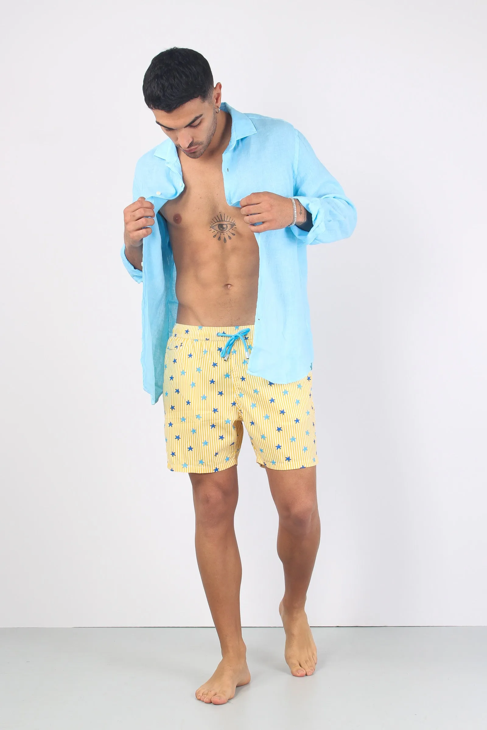 Costume Pantalone Fantasia Giallo/starfish