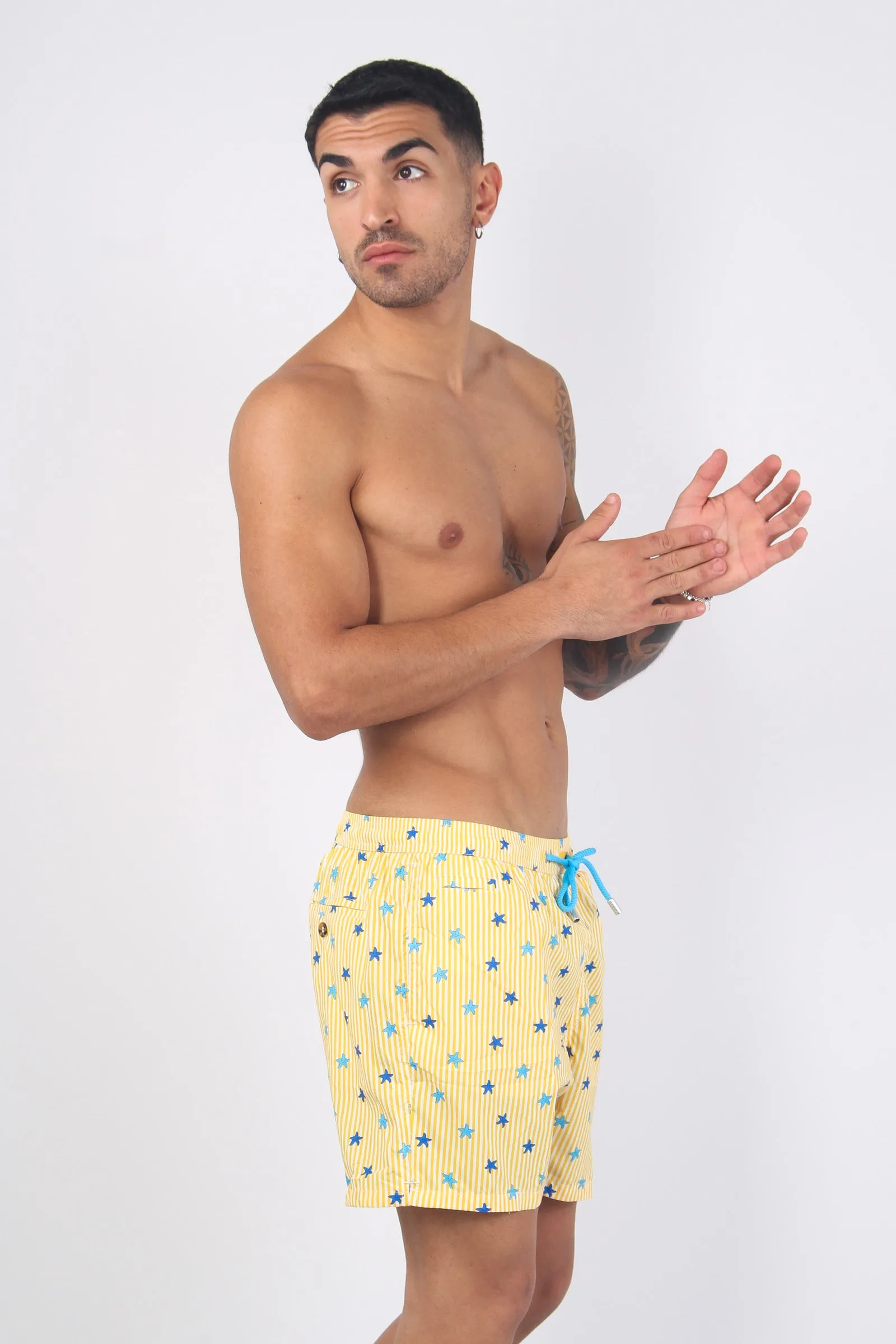 Costume Pantalone Fantasia Giallo/starfish