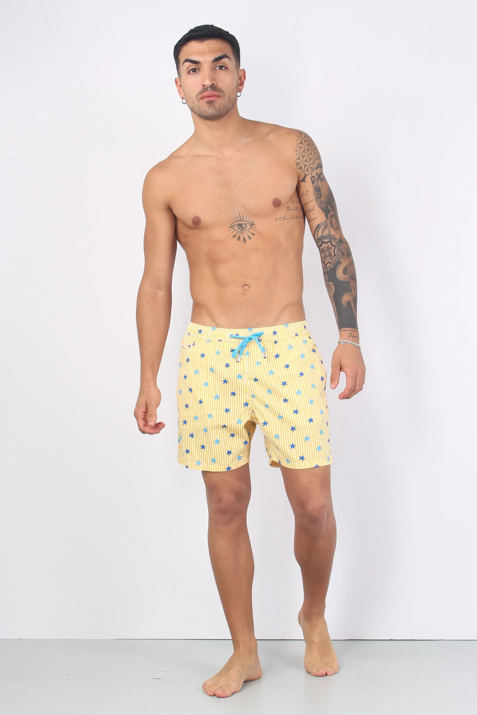 Costume Pantalone Fantasia Giallo/starfish