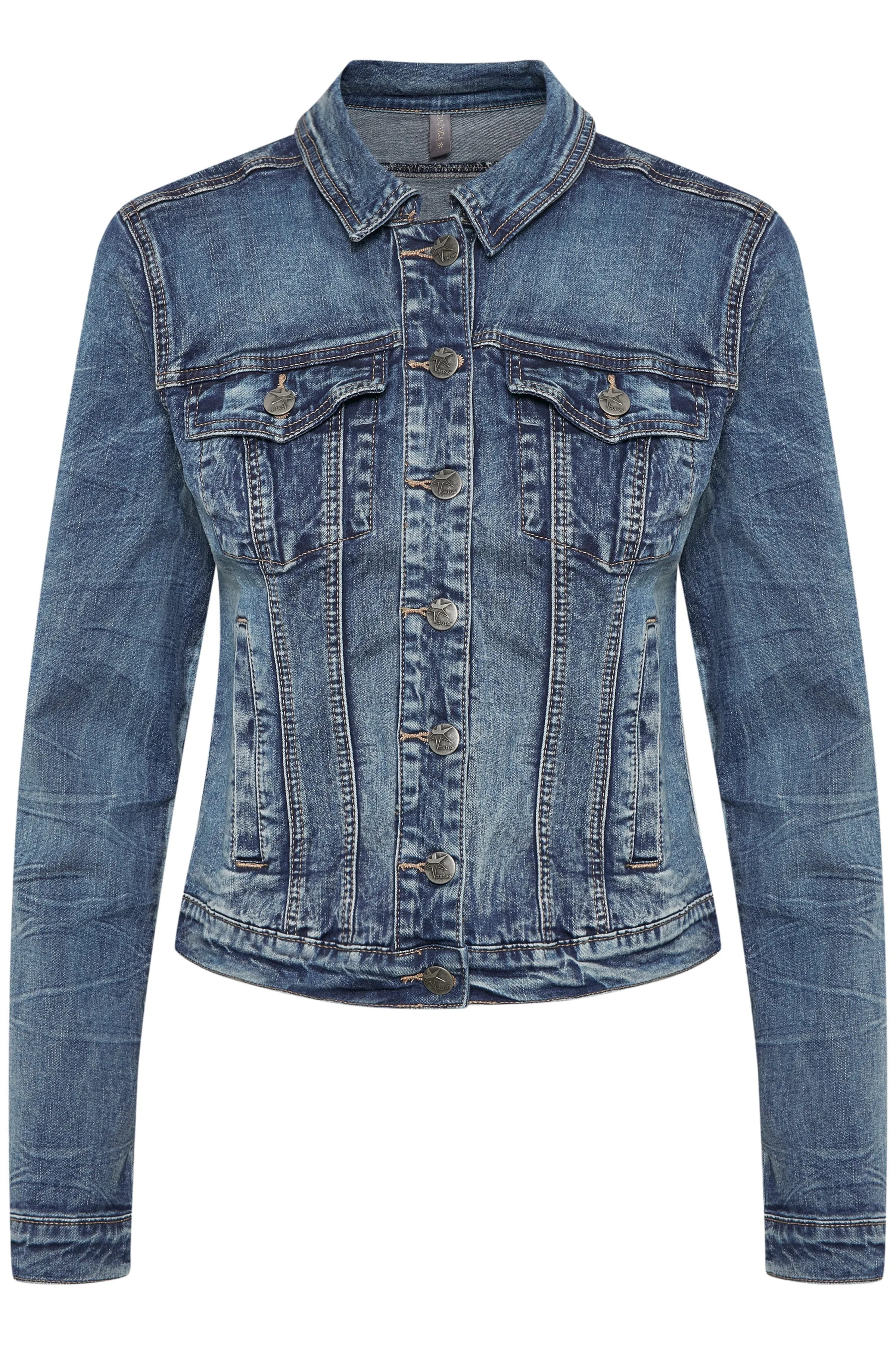 Culture CUalis denim jacket blue wash