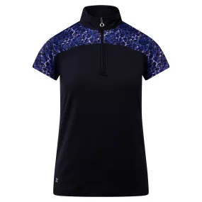 Daily Sports Andria Ladies Cap Sleeve Polo Shirt Navy