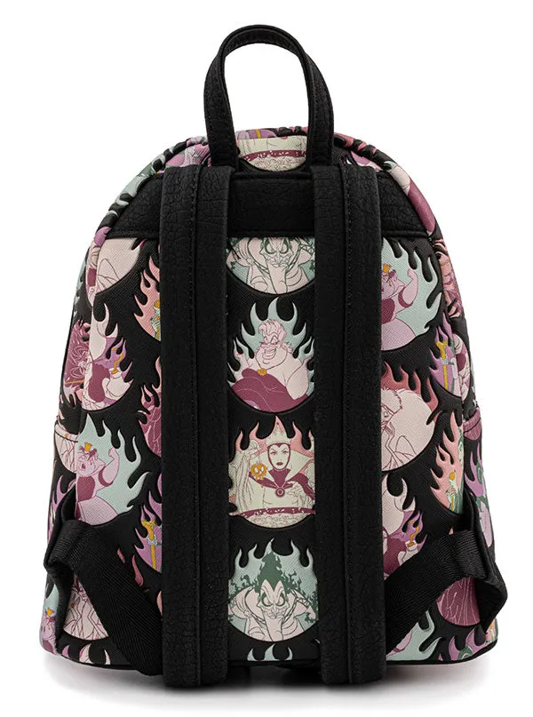 Disney Villains Pastel Flames Mini Backpack