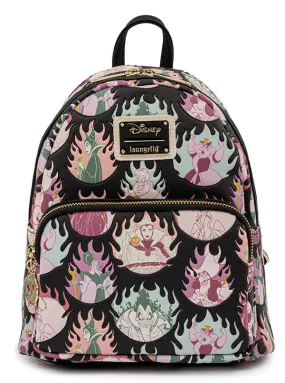 Disney Villains Pastel Flames Mini Backpack