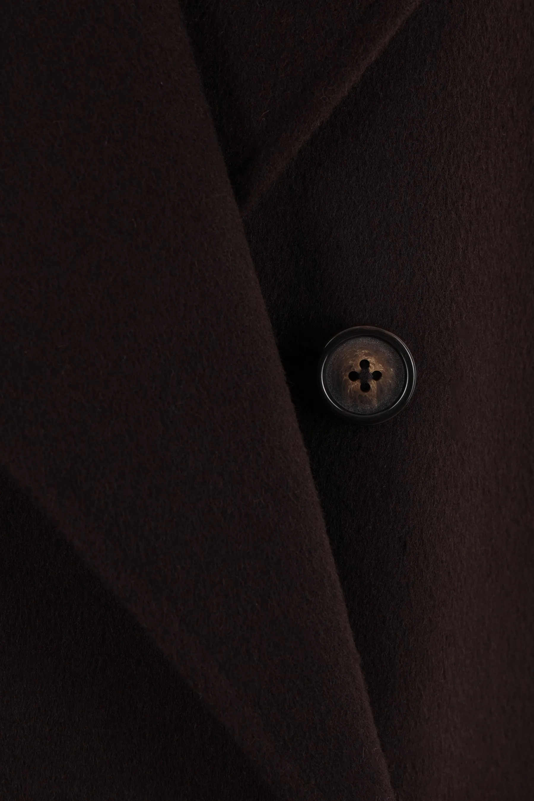 double-breasted wool peacoat