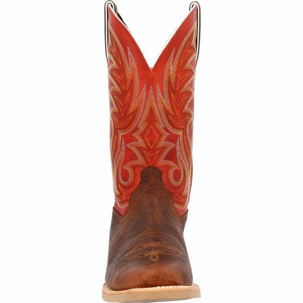 Durango Men's Rebel Pro S 12 Western Boot Durango Rebel Pro Cognac Crunch / Rusty Red W