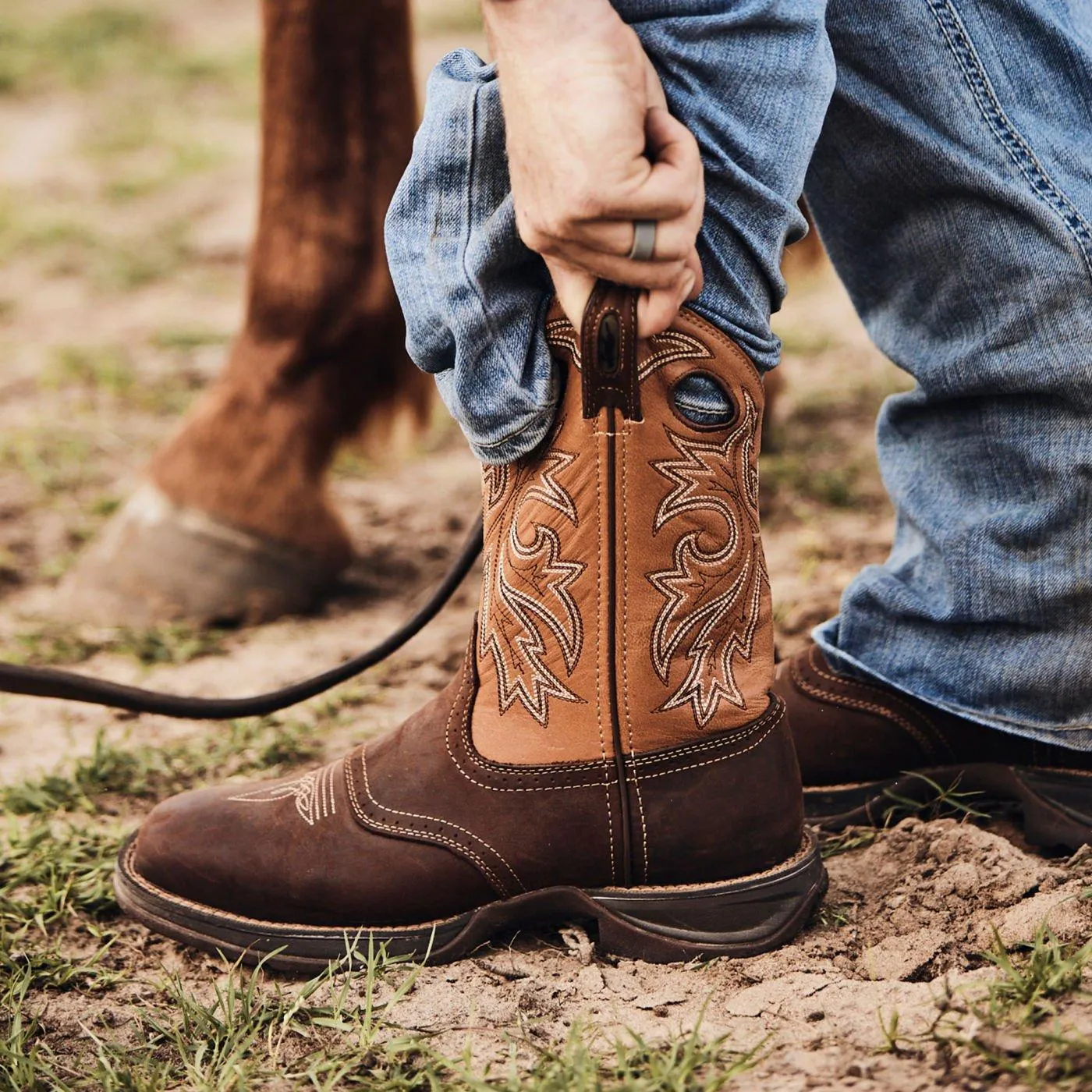 Durango Men's Rebel S 11 In Western Boot Rebel Brown D