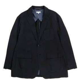 ENGINEERED GARMENTS IVY BLAZER NAVY LINEN TWILL