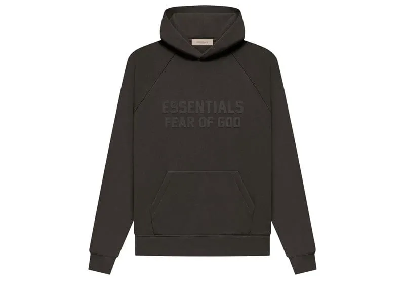 Fear of God Essentials Hoodie Off Black