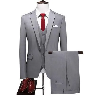 Formal Three Piece Business Suit