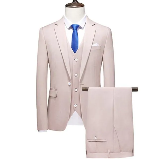 Formal Three Piece Business Suit