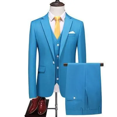 Formal Three Piece Business Suit