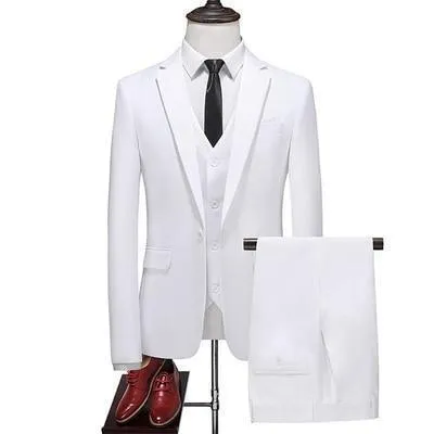 Formal Three Piece Business Suit