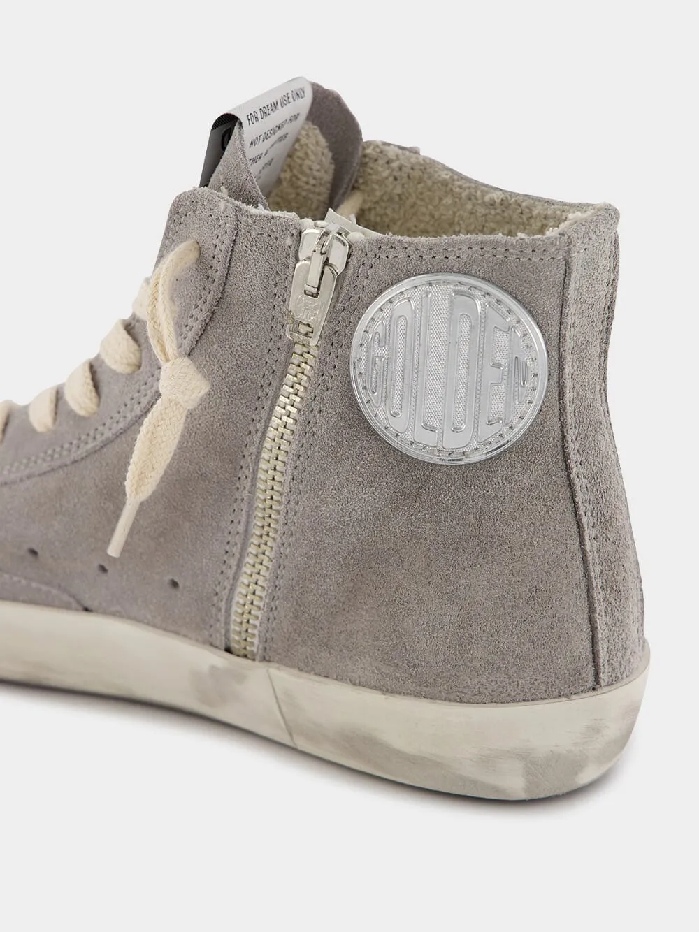 Francy Suede High-Top Sneakers