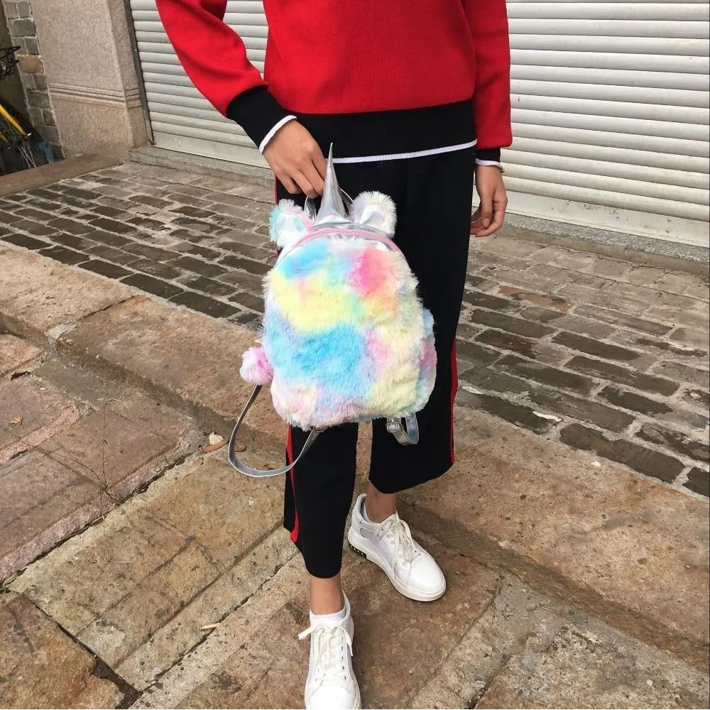 FURRY UNICORN BACKPACK