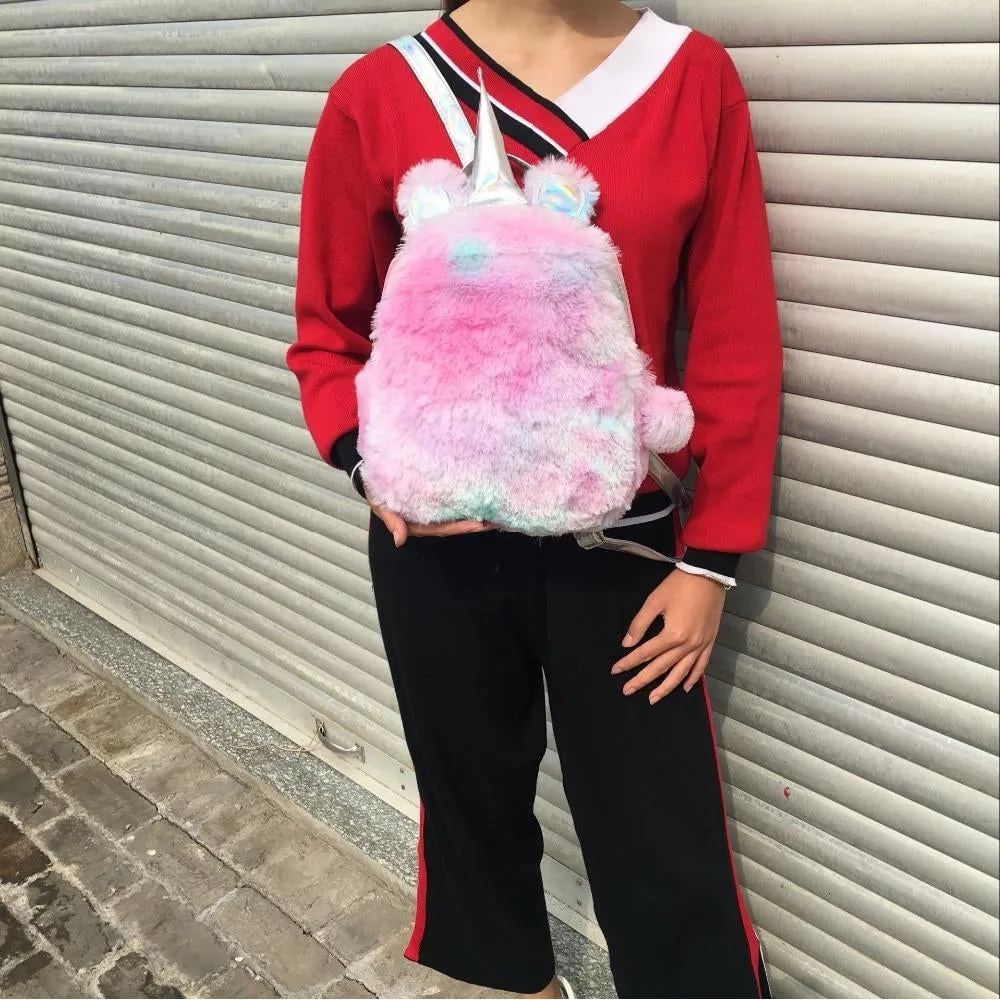 FURRY UNICORN BACKPACK