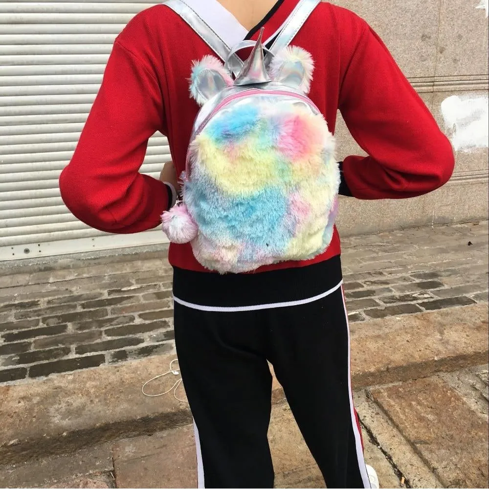 FURRY UNICORN BACKPACK