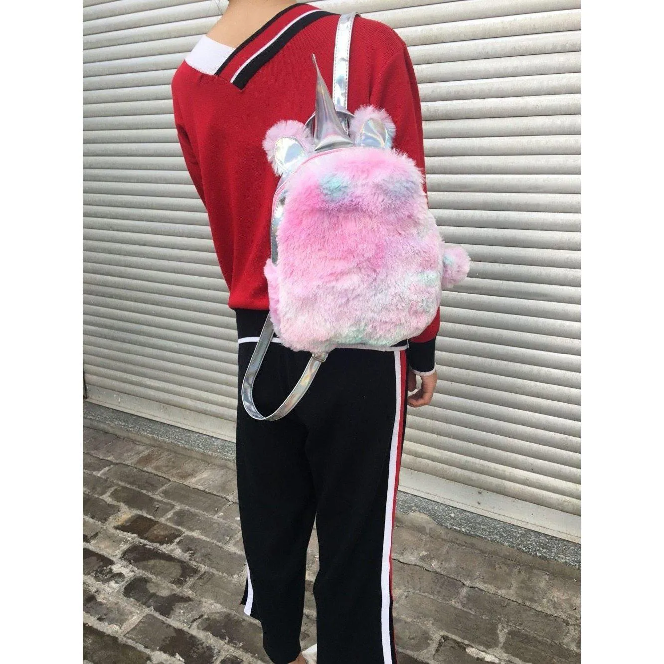 FURRY UNICORN BACKPACK