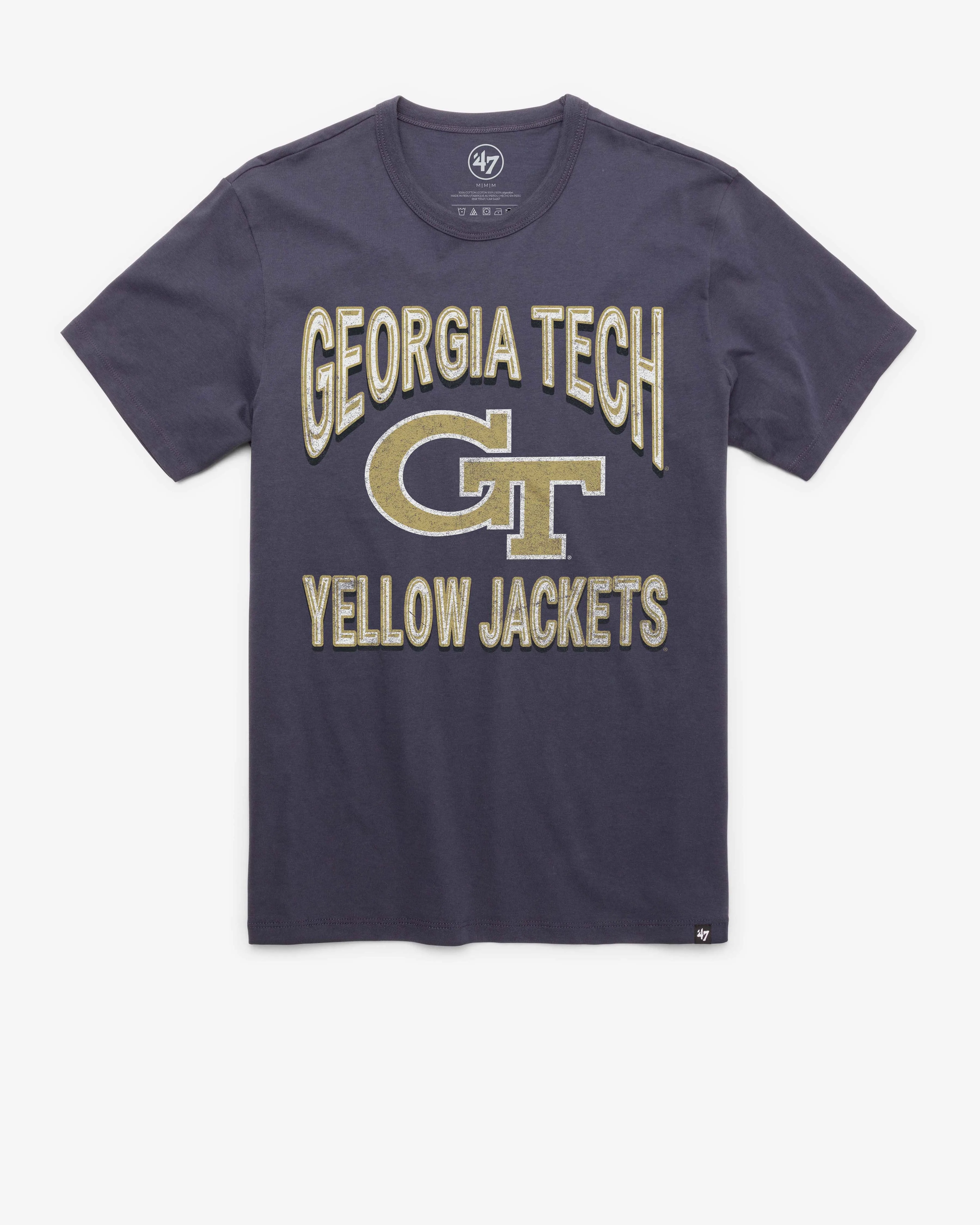 GEORGIA TECH YELLOW JACKETS FAN OUT '47 FRANKLIN TEE