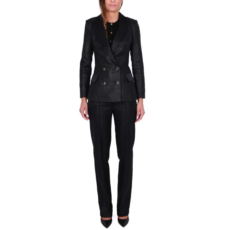 GIACCA BLAZER DOPPIOPETTO, NERO